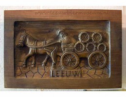leeuw bier houten bord 06